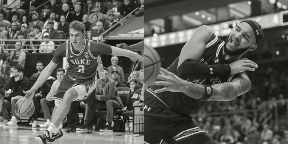 Cooper Flagg and Johni Broome vie to win the 2025 College Basketball Player of the Year award.