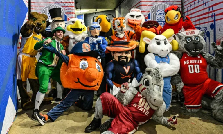 These mascots shouldn't look so happy with ACC basketball being so bad this season.